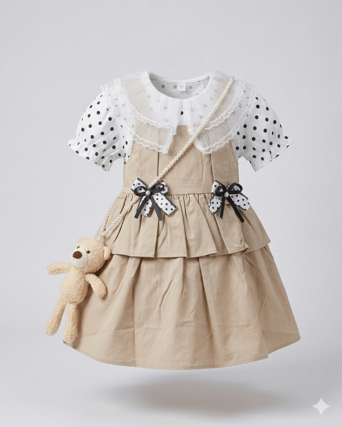 GIRLS TUNIC SET WITH  ACCESSORIES