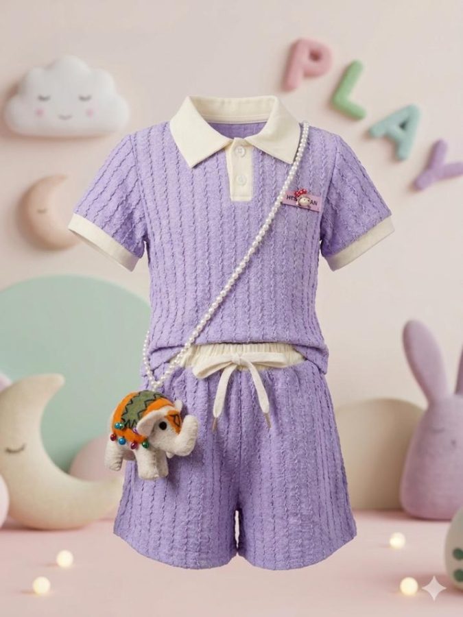 Girls – Lilac Cord Sets
