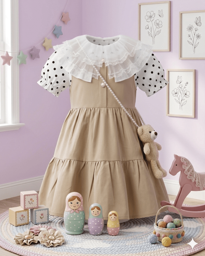 GIRLS TUNIC SET WITH ACCESSORIES