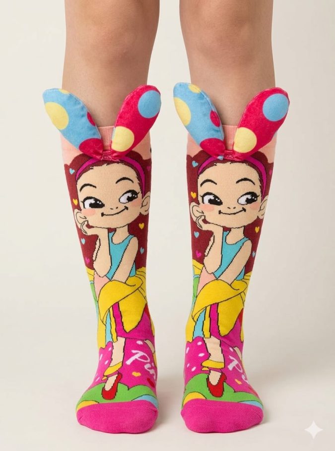Girls – Daisy Duck Printed Socks