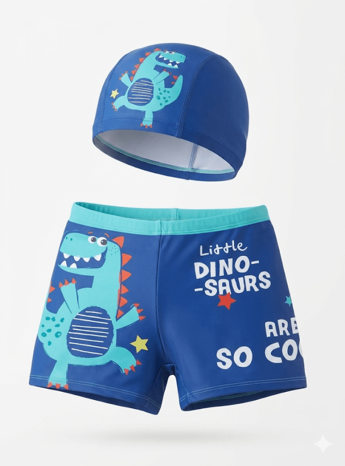 Boys – Dino  printed swim wear 
