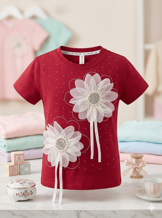 GIRLS CASUAL TSHIRT