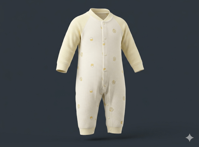 Bear Print – Sleepsuit
