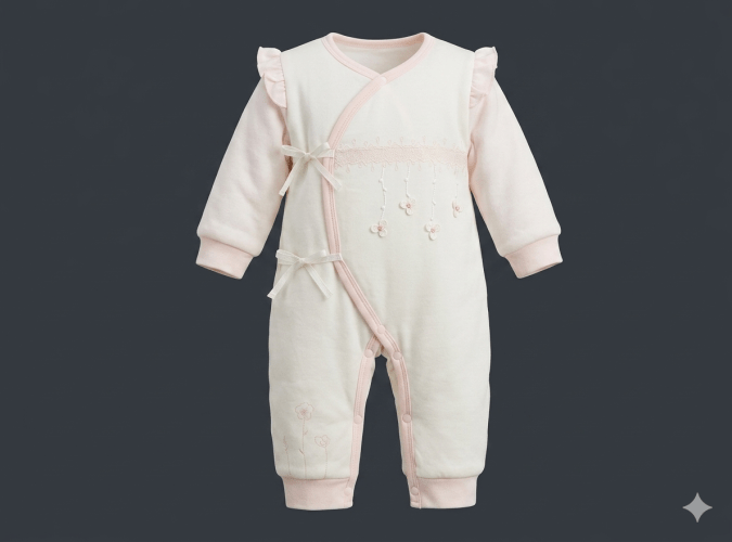 Mini Bear Printed – Sleepsuit
