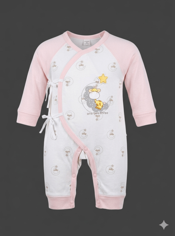 Giraffe on moon  – Sleepsuit