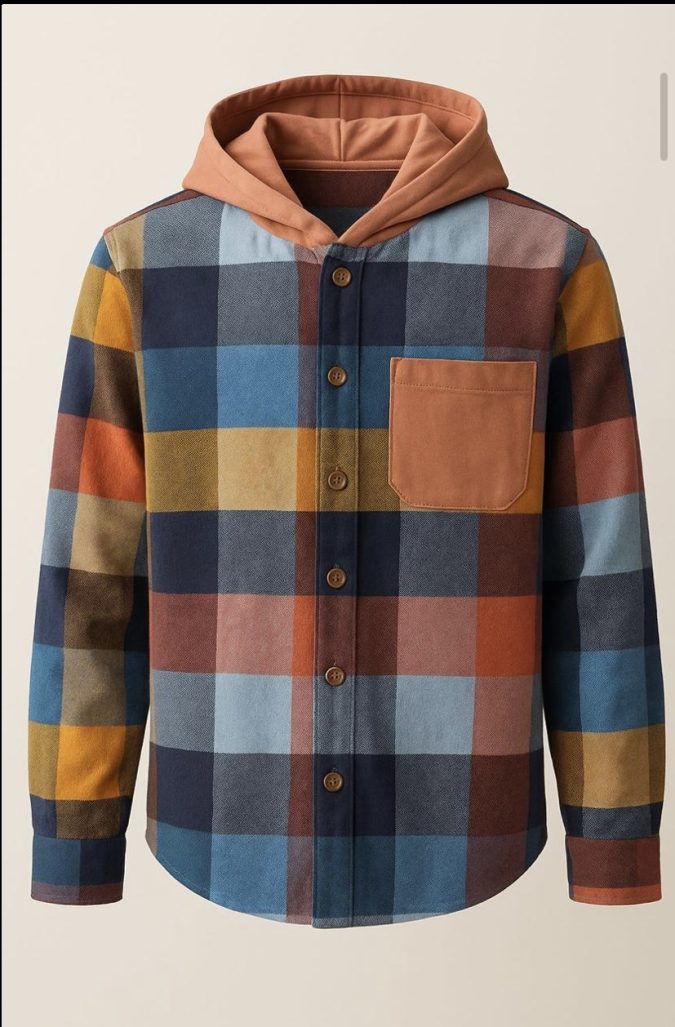 Boys – Full  Sleeve Check Shirt (Vibrant multicolor check pattern)