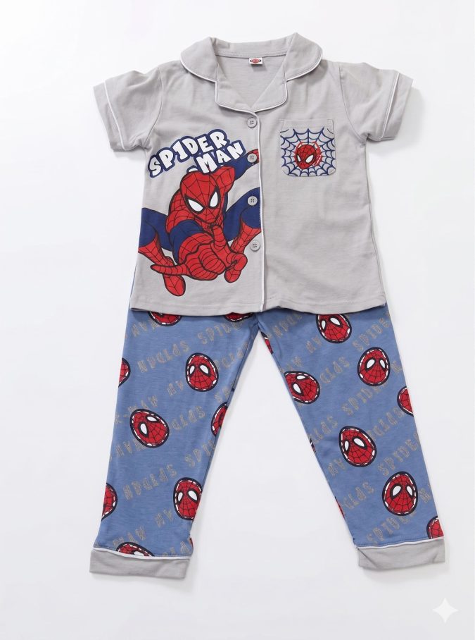 Spiderman Printed Night  wear 