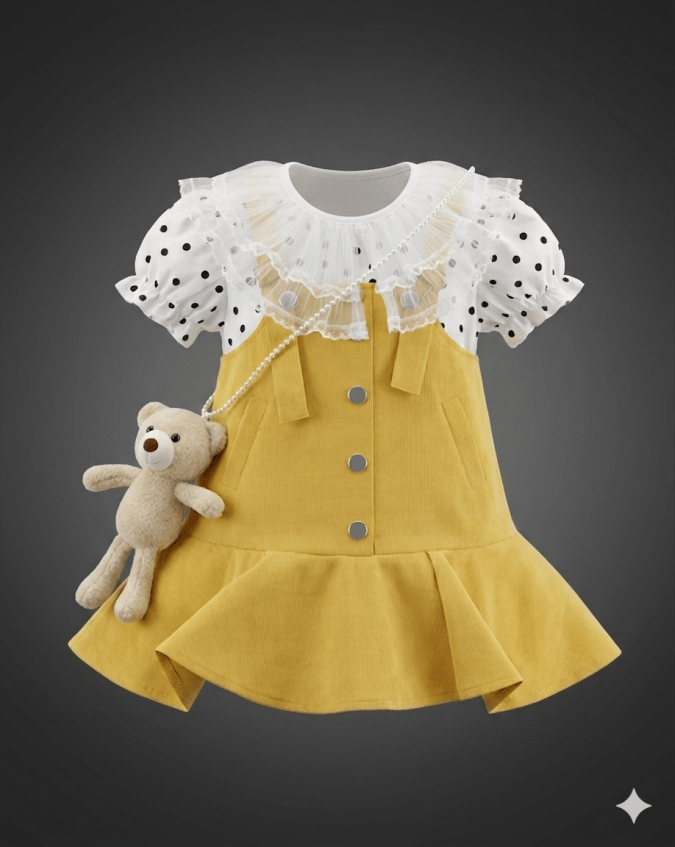 GIRLS TUNIC SET WITH  ACCESSORIES