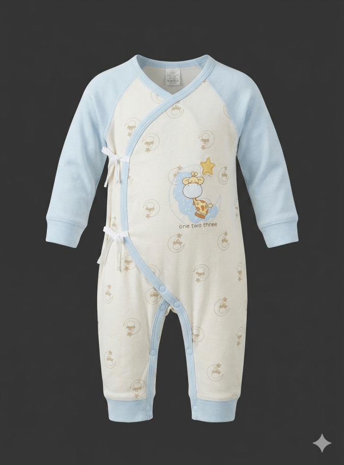 Giraffe on moon  – Sleepsuit