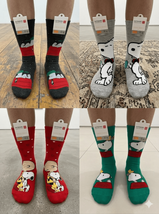 Boys – Snoopy  Character Printed Socks 