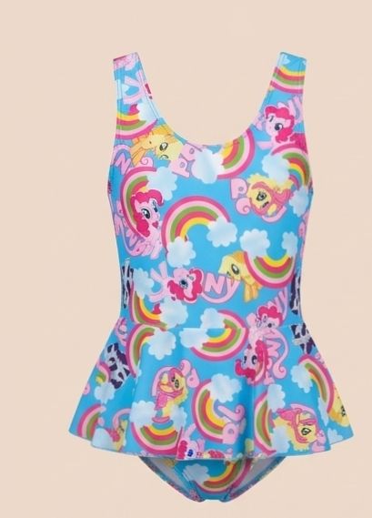 Girls – Rainbow printed swim wear