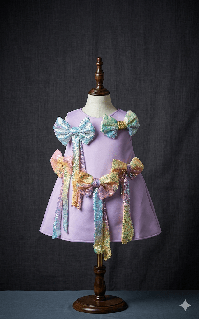 Girls’ Party Dress – Lavender / Lilac