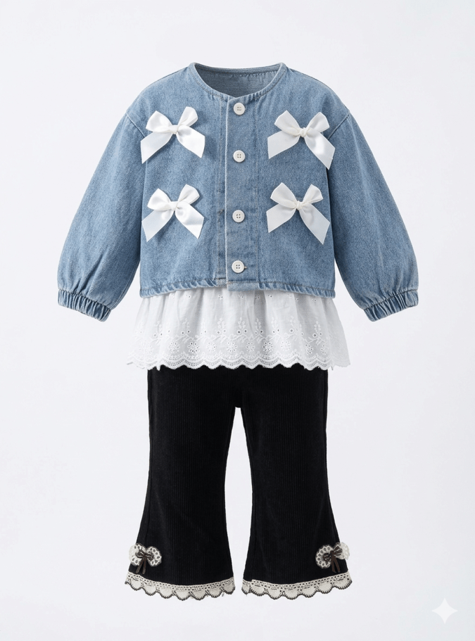 GIRLS  DENIM (3-Piece Set)