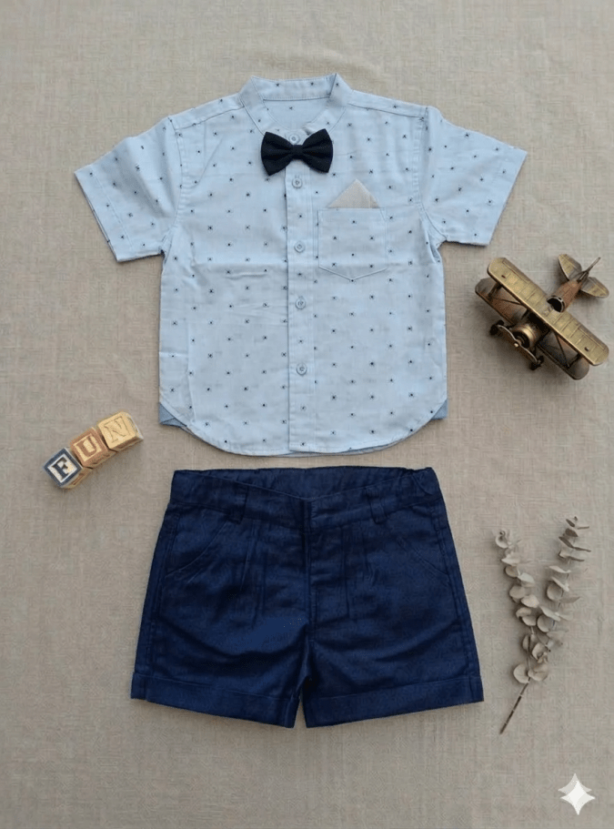 Infants &  Toddlers – Co-ord Sets (Sky Blue & Navy Blue )