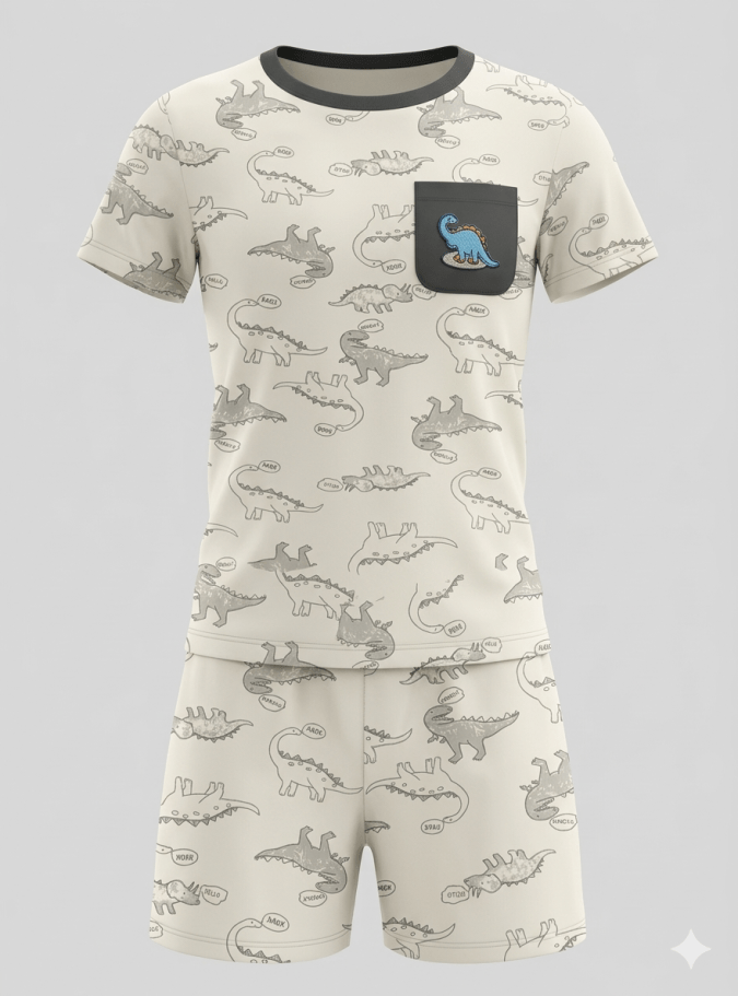 Corcodile-  Printed Night wear 