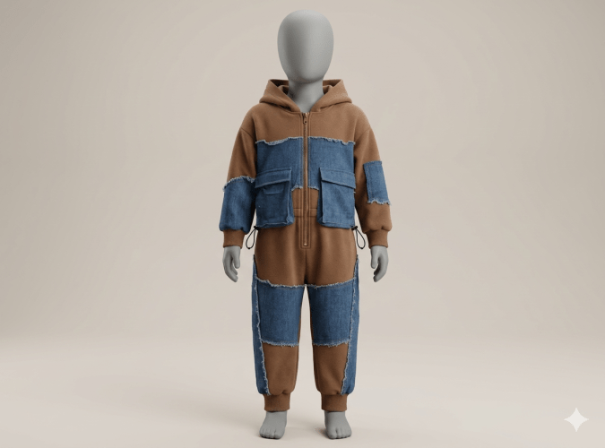 Boys – Mocha Brown & Indigo Denim Cords sets