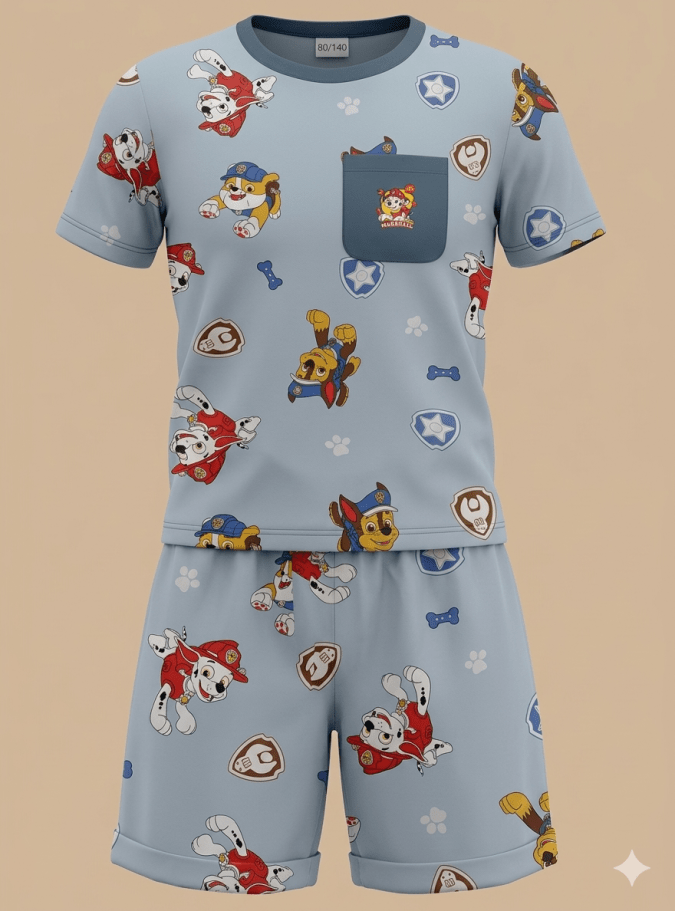Paw Patrol Printed Night  wear 