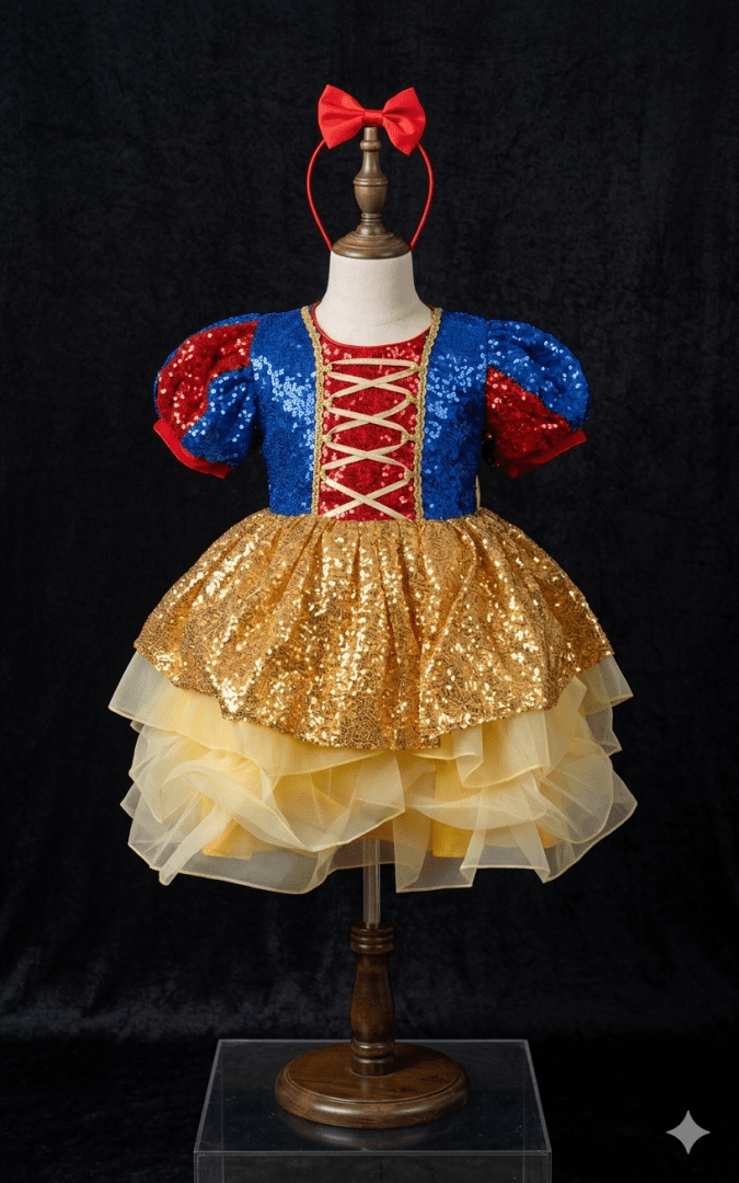 Princess Snow White- Party  Dress