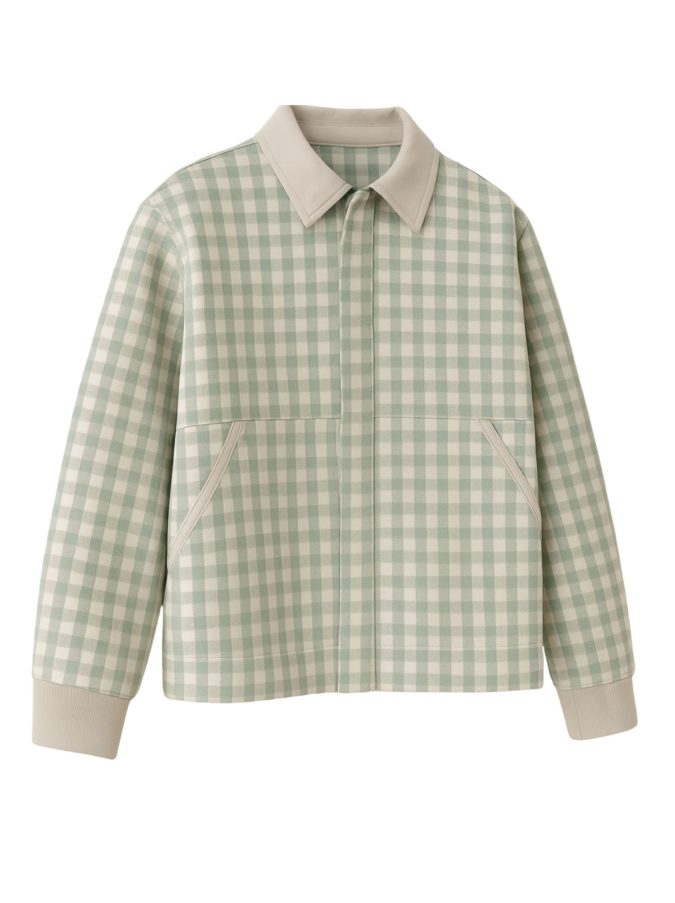 BOYS COTTON  SHIRTS (Sea green checks)