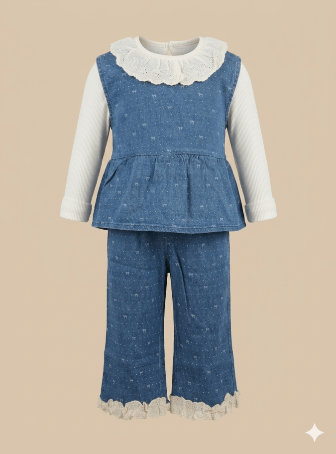 GIRLS DENIM  (2-Piece Set)