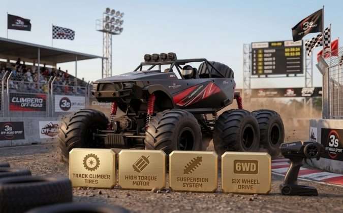 RC CAR –  Six-wheel Alloy Climbing (1:6)