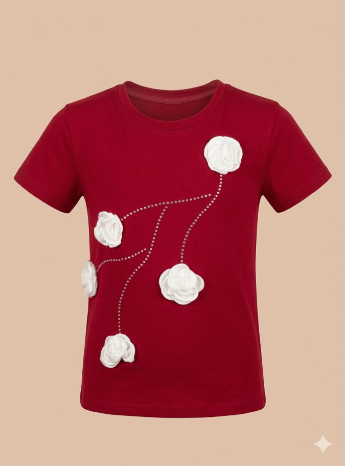 GIRLS CASUAL TSHIRT