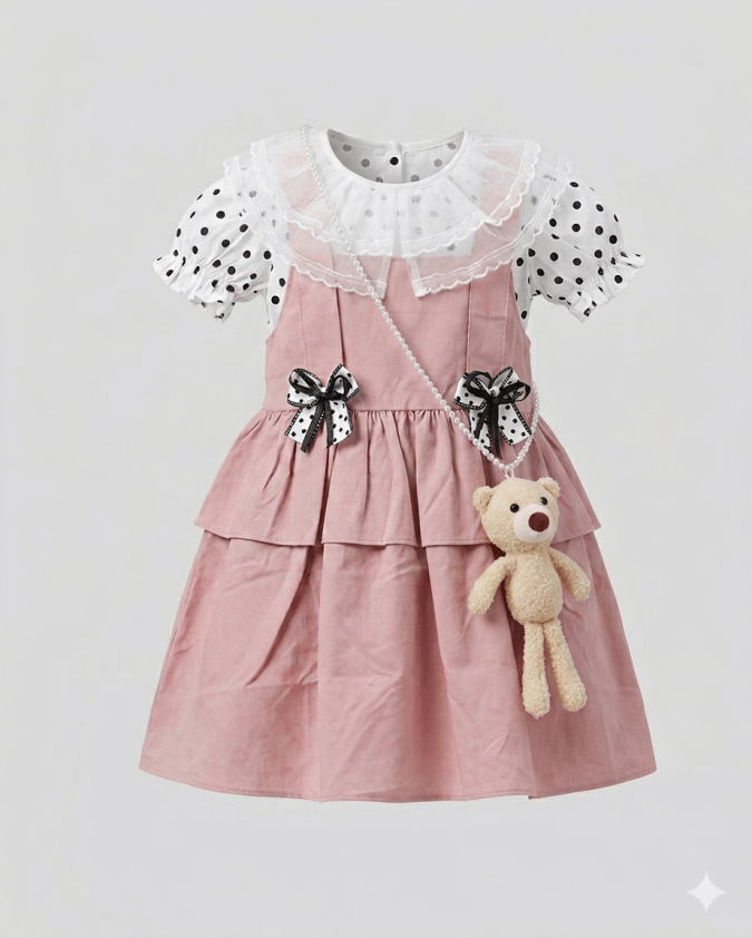 GIRLS TUNIC SET WITH  ACCESSORIES