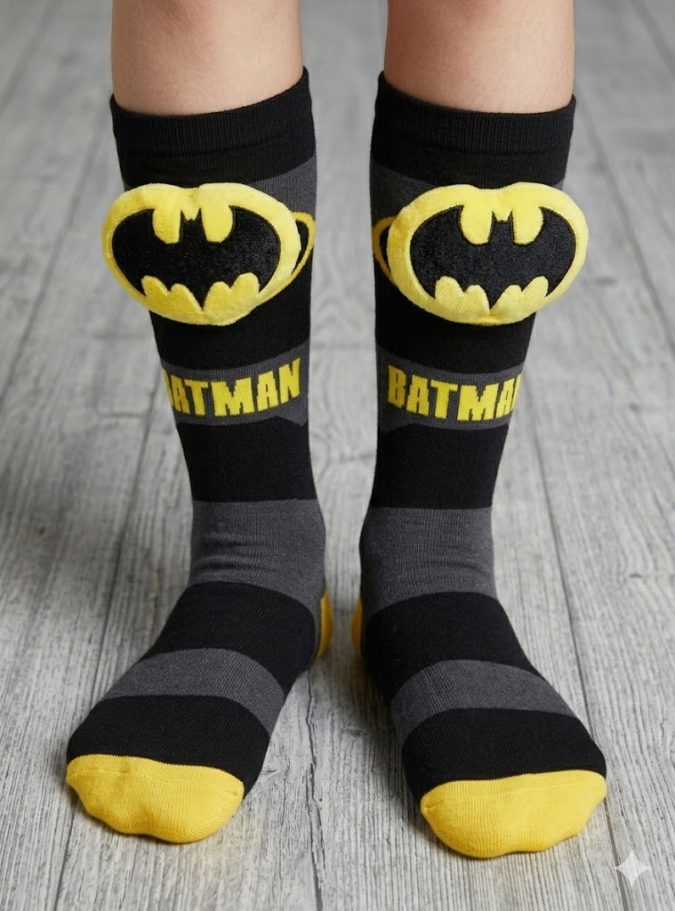 Boys – Batman  logo  Socks 