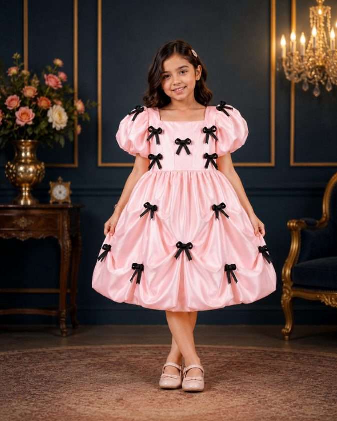 Princess Puff Sleeve Party Dress
