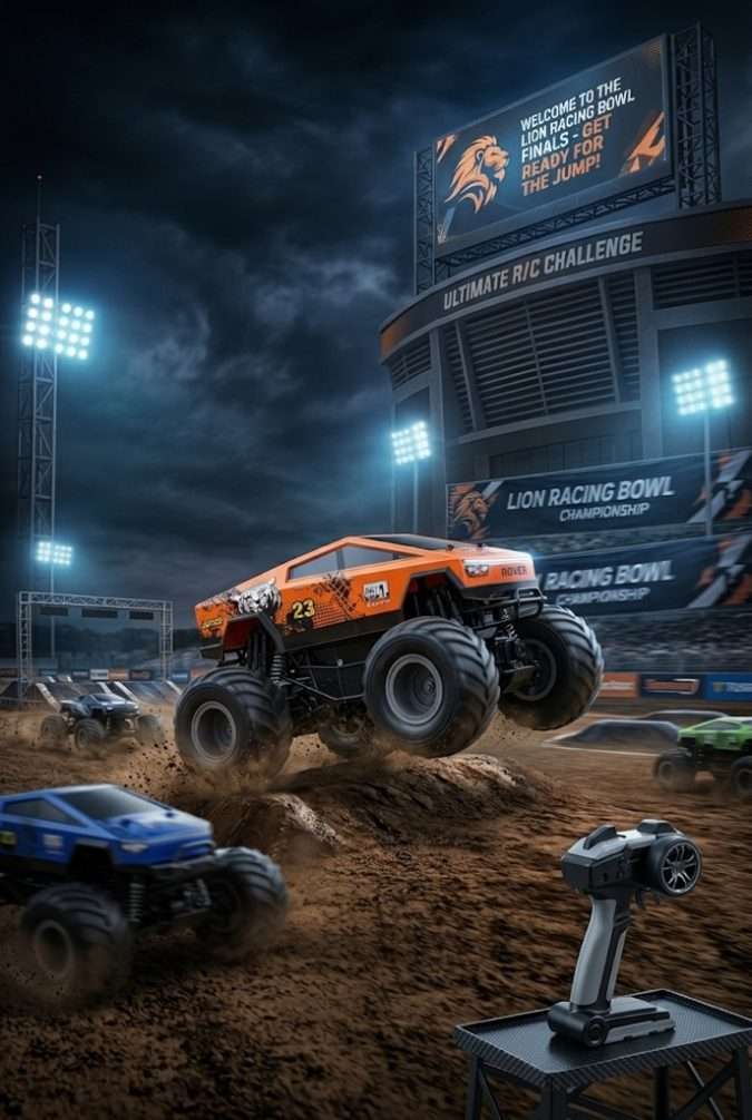 Rover  High-Speed (1:8) RC Off-Road Quad vehicle