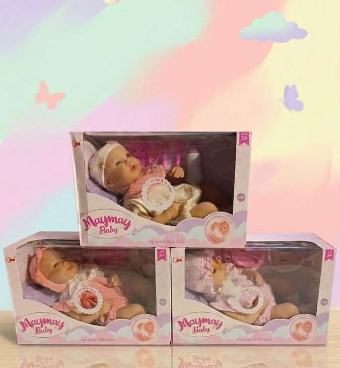3 Babies : Cotton body doll with Silicon Jointed Limbs (Luna,Rosie & Daisy)