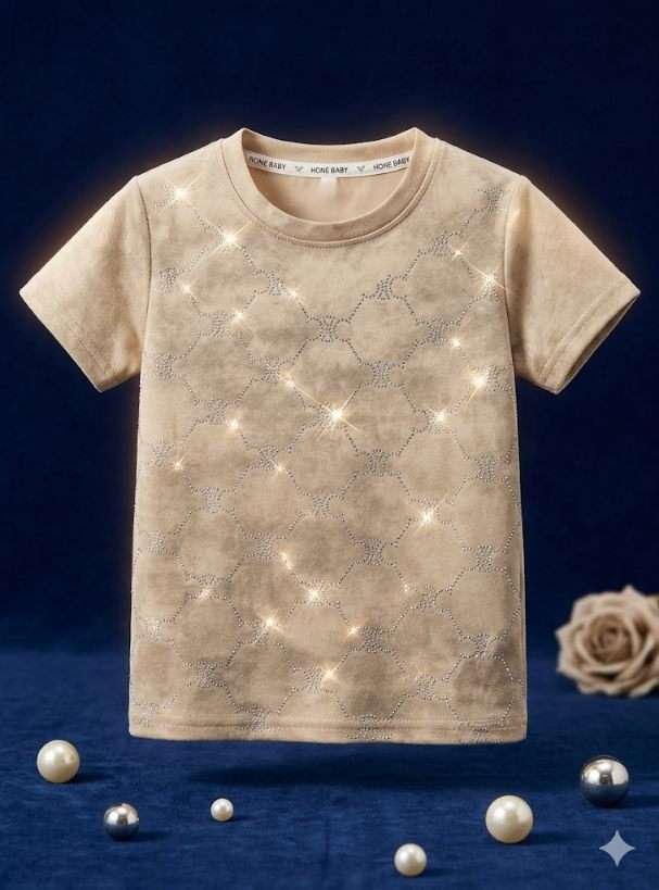 GIRLS CASUAL TSHIRT -Sand Beige / Khaki