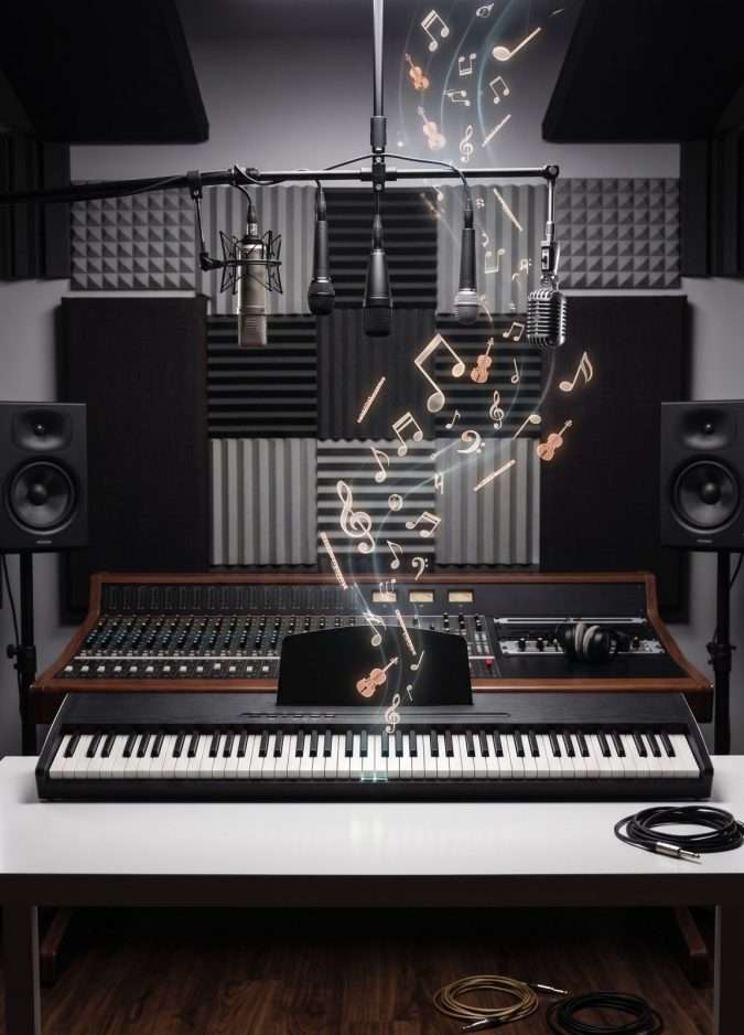 Wooden  Electric Piano – 88-key dual-speaker 