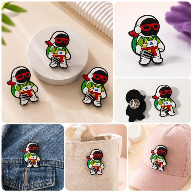Space Ninja Lapel Pins (SET OF 3)