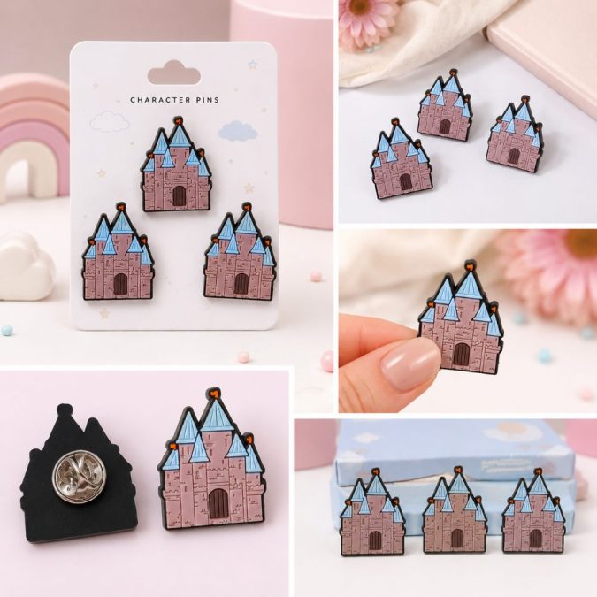 Dream Castle Enamel Pins (SET OF 3)