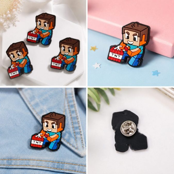 Minecraft Enamel Pins (SET OF 3)