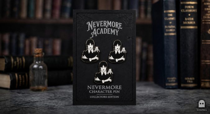 Wednesday Theme Enamel pins (SET OF 3)