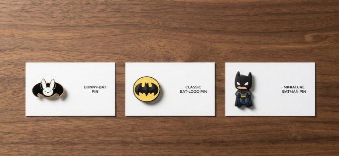 Batman Theme Pins (SET OF 3)
