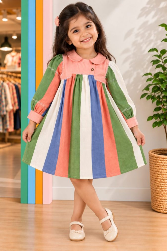 Rainbow Stripe Dream Dress