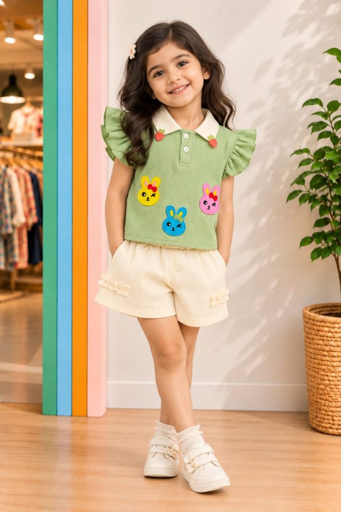 Mint Meadow Bunny Set